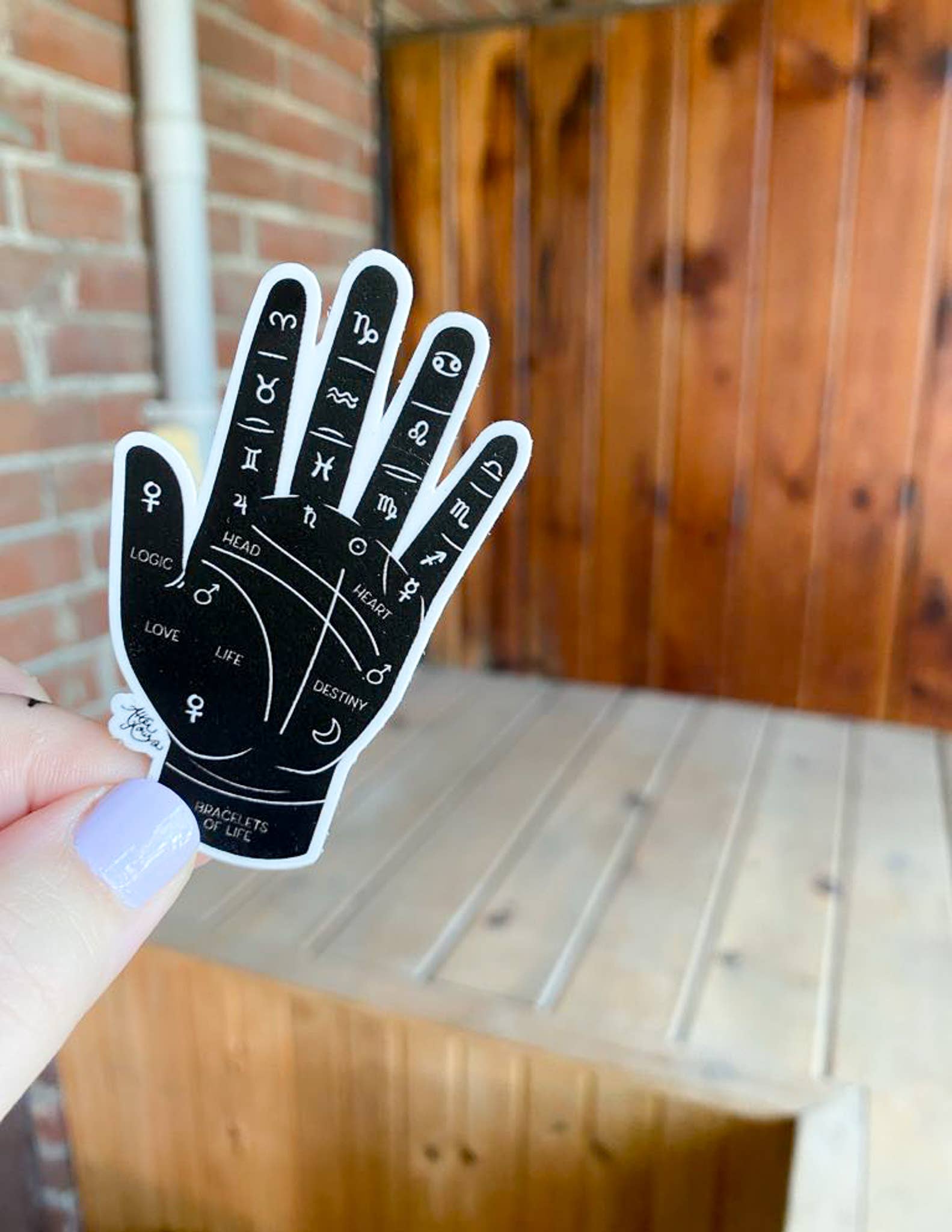 After Hours Creative - Wholesale Sticker - Palmistry Sticker2