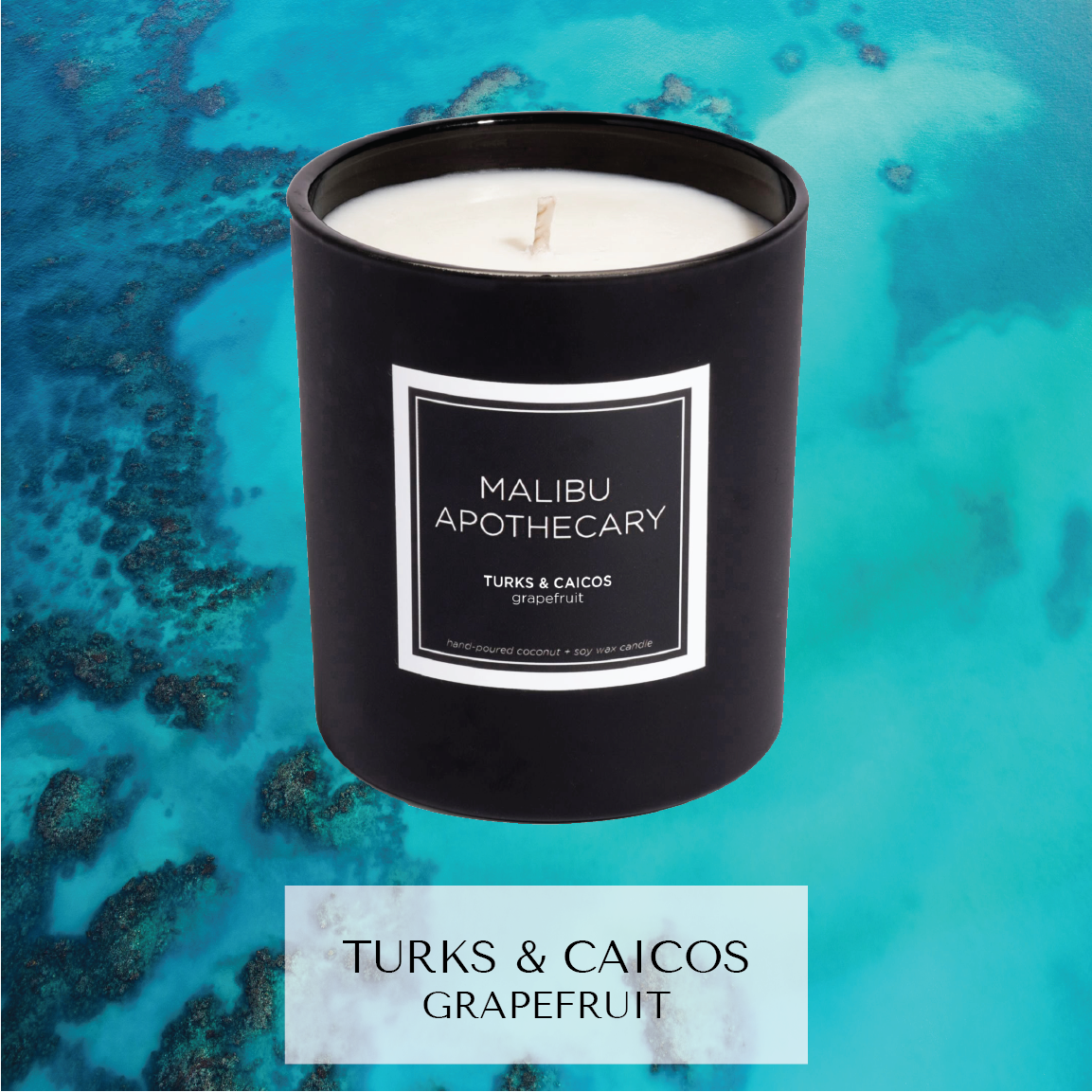 Malibu Apothecary - Wholesale Jar/Filled Candle - Matte Black Candle12