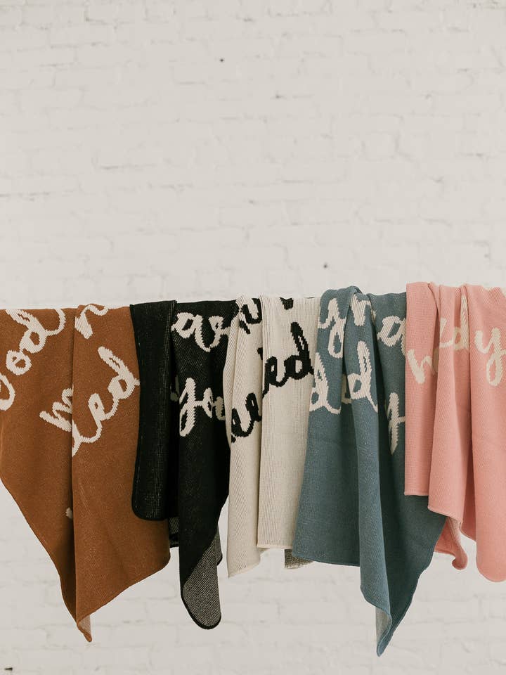 Made in the USA | God Knew My Heart Needed You Throw for wholesale by Modern Burlap