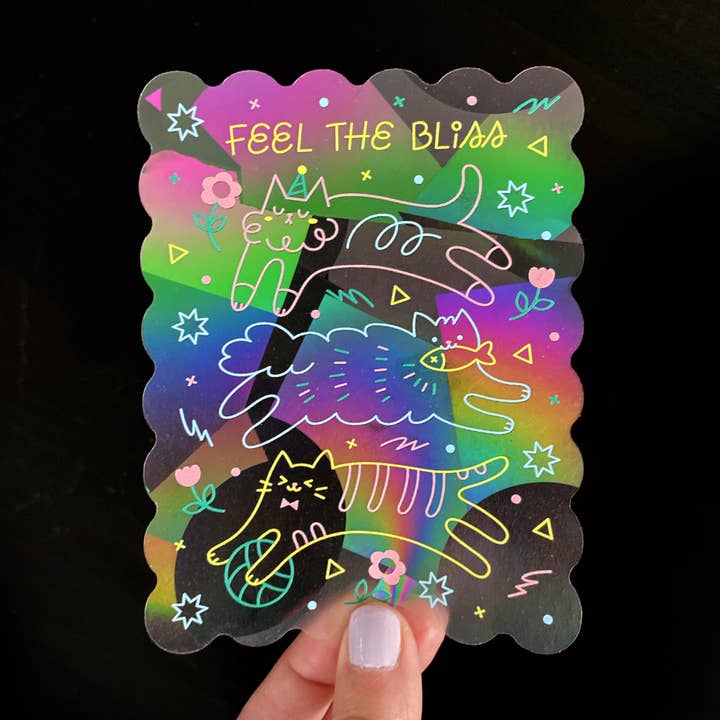 Feel The Bliss Suncatcher for wholesale by Annlettering