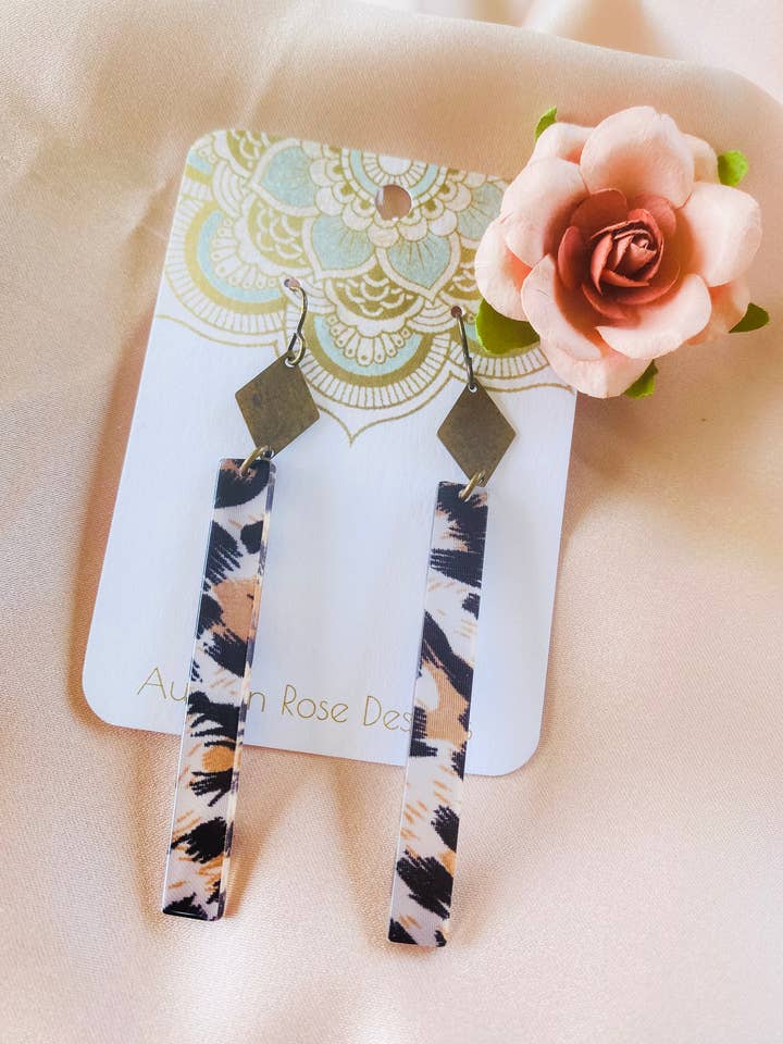 Modern Acrylic Earrings 19 for wholesale by Autumn Rose Designs