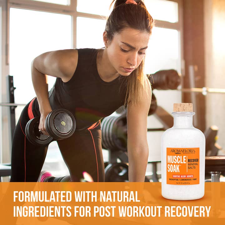 Aromafloria Essentials - Wholesale Bath Salts - Muscle Soak Recover Mineral Salt