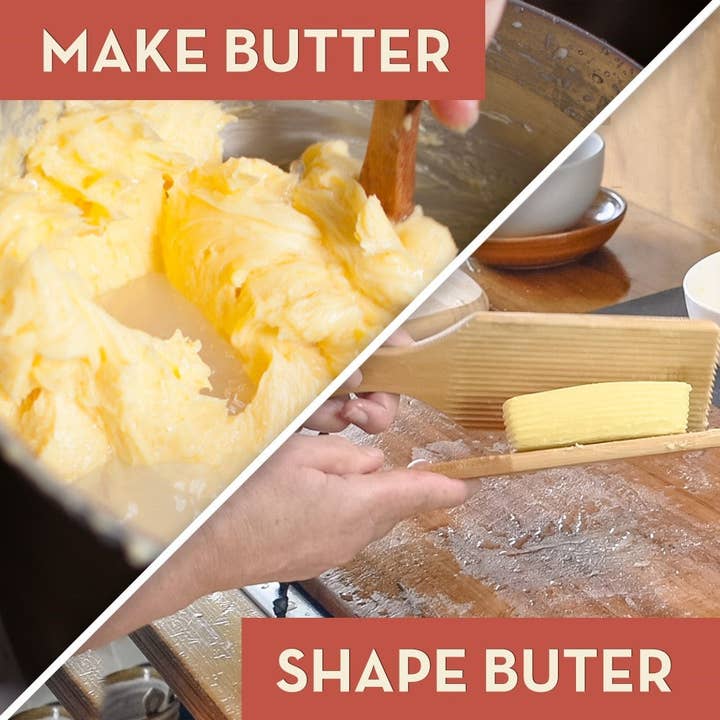 Country Trading Co. – wholesale Kitchen tool/gadget – Butter & Gnocchi Making Kit - Boards + Recipe Book