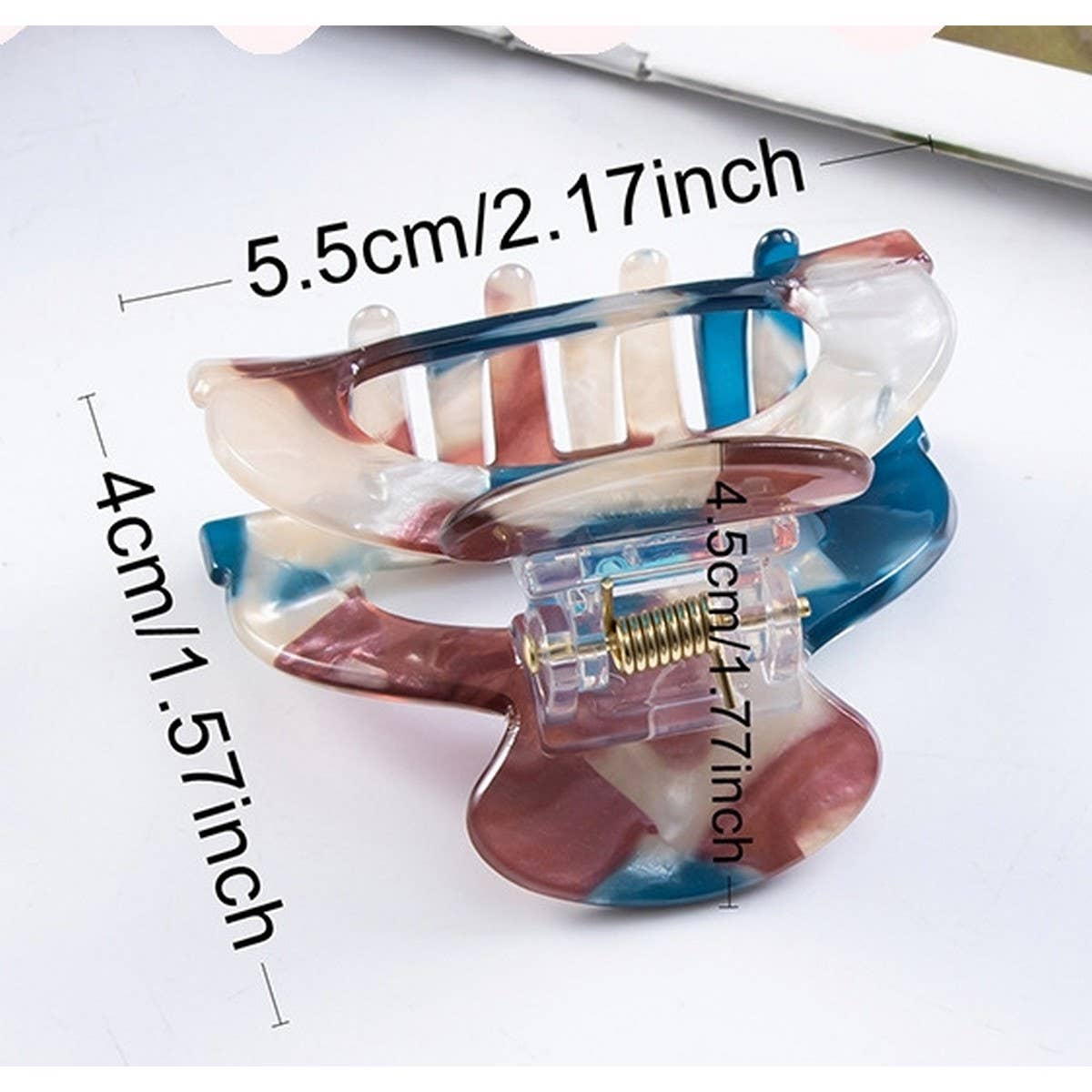 NINEXIS - Wholesale Hair Clip - Women's - CWAHA1438_SIMPLE MEDIUM HAIR CLAW CLIP5