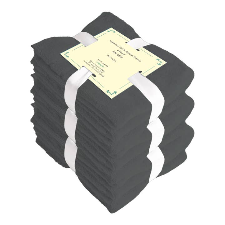 6 Pack Hand Towels Set (16 x 32inches) 100% Cotton 600 GSM and other Purchase Wholesale black hand towels. Free Returns & Net 60 Terms on Faire trending on Faire.