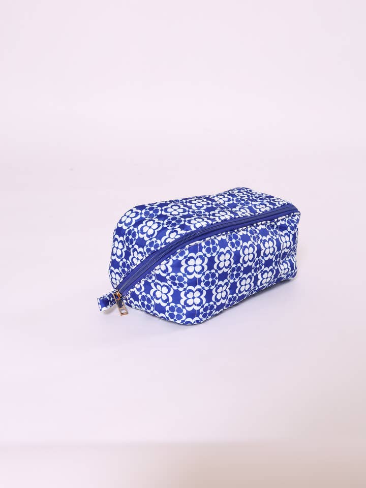 Printed Glam Travel, Toiletry & Makeup Bag - Spring 2026 for wholesale by Top It Off