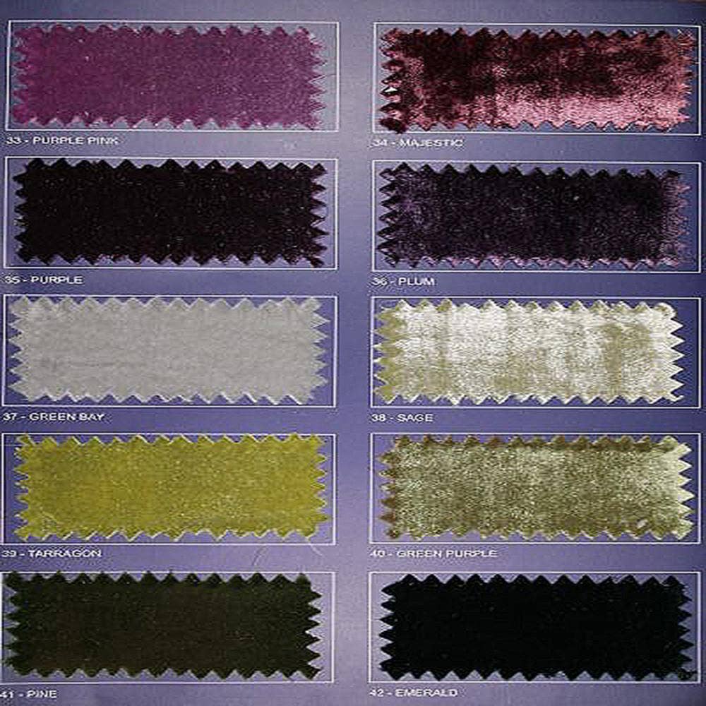 Top Fabric – wholesale Fabric – LUXOR - PREMIUM FINE QUALITY SILK PLAIN VELVET UPHOLSTERY FABRIC BY THE YARD4