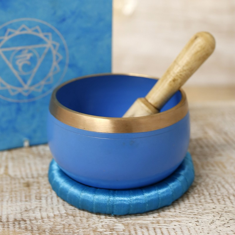 Ethike.eu - Vendita all'ingrosso Attrezzatura per meditazione - Gola - Ciotola Tibetana del Chakra2