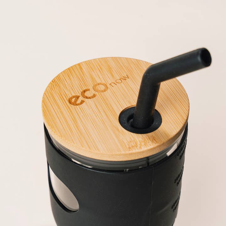 Eco Now - Wholesale Insulated Mug/Tumbler - Glass Cup with Silicon Sleeve Eco Tumbler