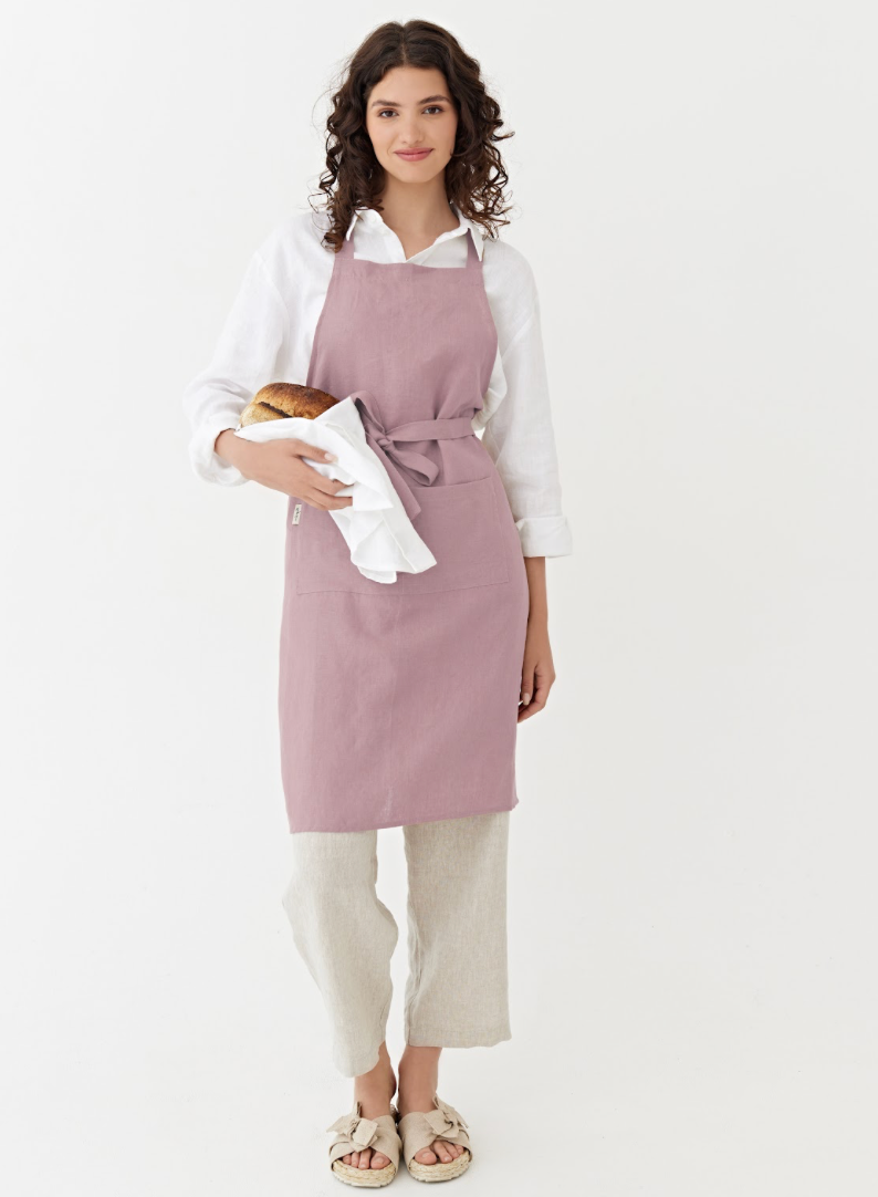 MagicLinen (We handle U.S. import procedures for you) - Wholesale Schort - Linnen slabbetje met zakken in verschillende kleuren one size27