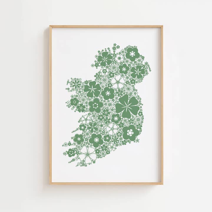 Impressão artística | Flores silvestres da Irlanda | A4 | Serigrafia por atacado de Once upon a Dandelion
