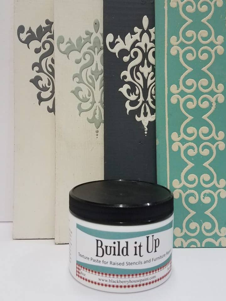 Build it up Texture Paste, 8oz - Blackberry House Paint for wholesale by Blackberry House Paint