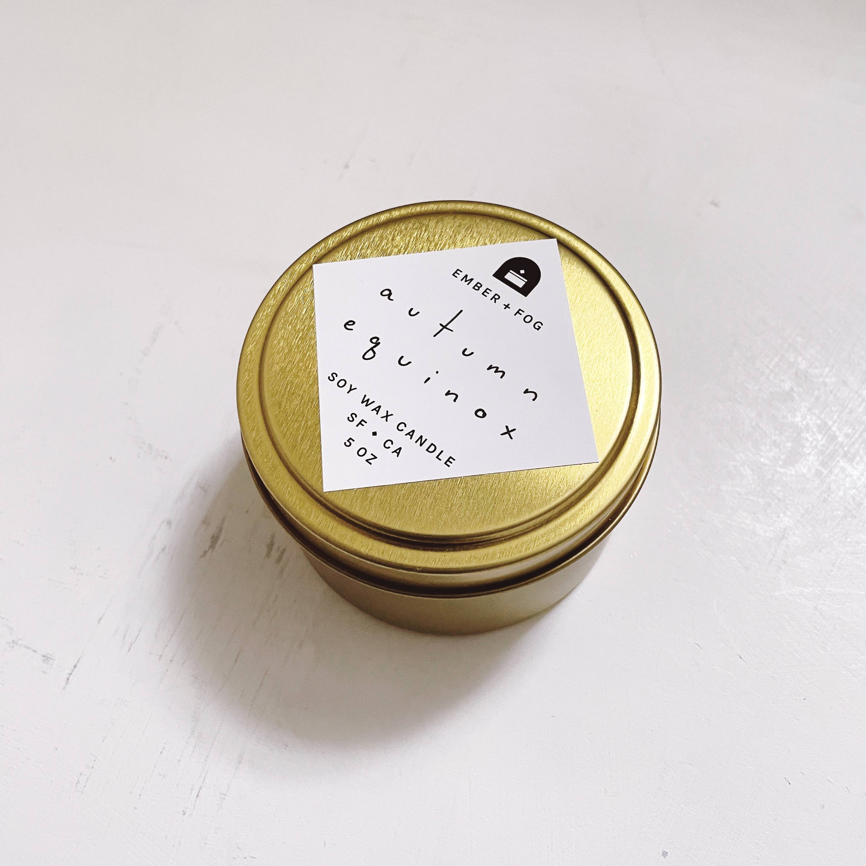 Ember + Fog - Wholesale Travel Candles - Autumn Equinox - 5 oz Soy Candle (Pack of 3)1