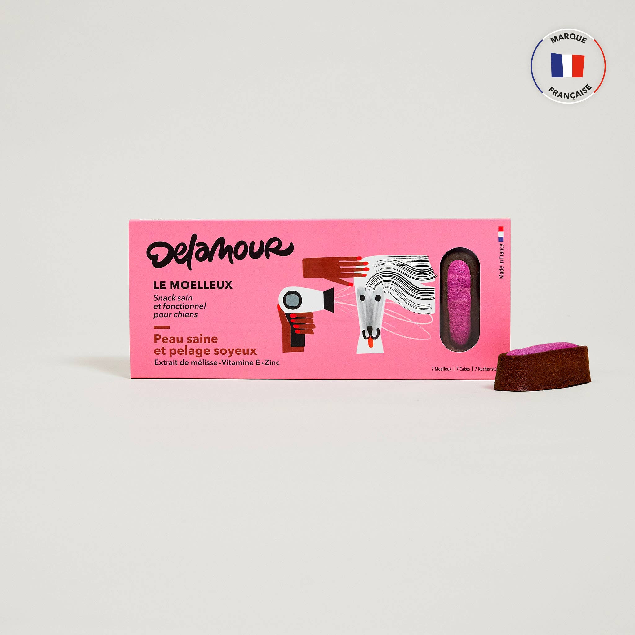 Delamour - Venta al por mayor Chuches - Perros - Le Moelleux - Piel sana y pelaje sedoso0