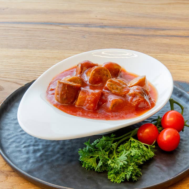 Eifel Venison Wild Currywurst for wholesale by Jagdhaus Wildgenuss