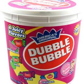 Long Island Candy Factory - Wholesale Chewing Gum - Dubble Bubble Bubble Gum 300 Piece Tub Assorted