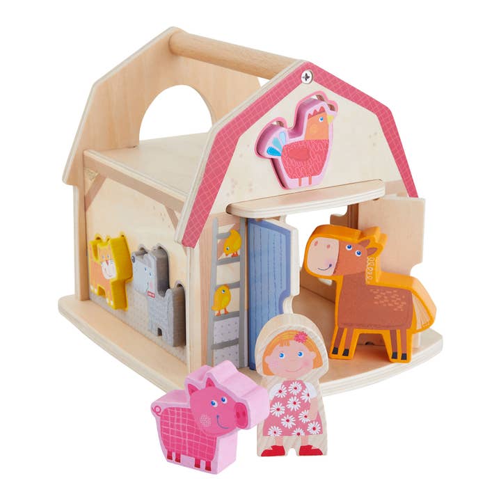 HABA USA - Wholesale Wood Toy - Kids - Farm Sorting Box | Wooden Shape Sorter & Learning Toy