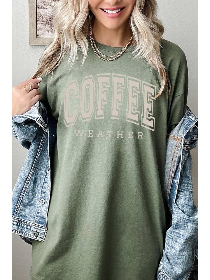 COLORBEAR – wholesale Tunic – Women’s – Coffee Weather Graphic Heavyweight Tee9