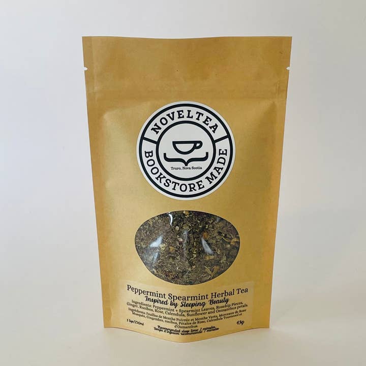 NovelTea Bookstore & Gifts - Wholesale Loose Tea - Sleeping Beauty Inspired - Peppermint Spearmint HERBAL TEA