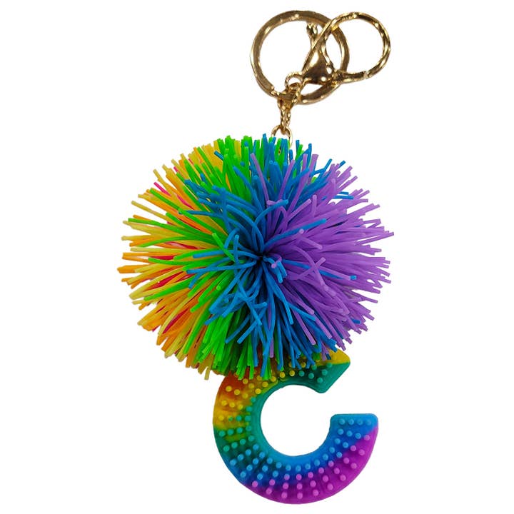 „C“ Cushie Ball Alfabet nøglering for engroshandel hos Streamline