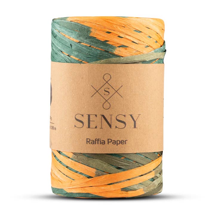 Sensy - Wholesale Craft supplies - Sensy Premium 317 yards %100 Paper Multi-Color Raffia Paper2