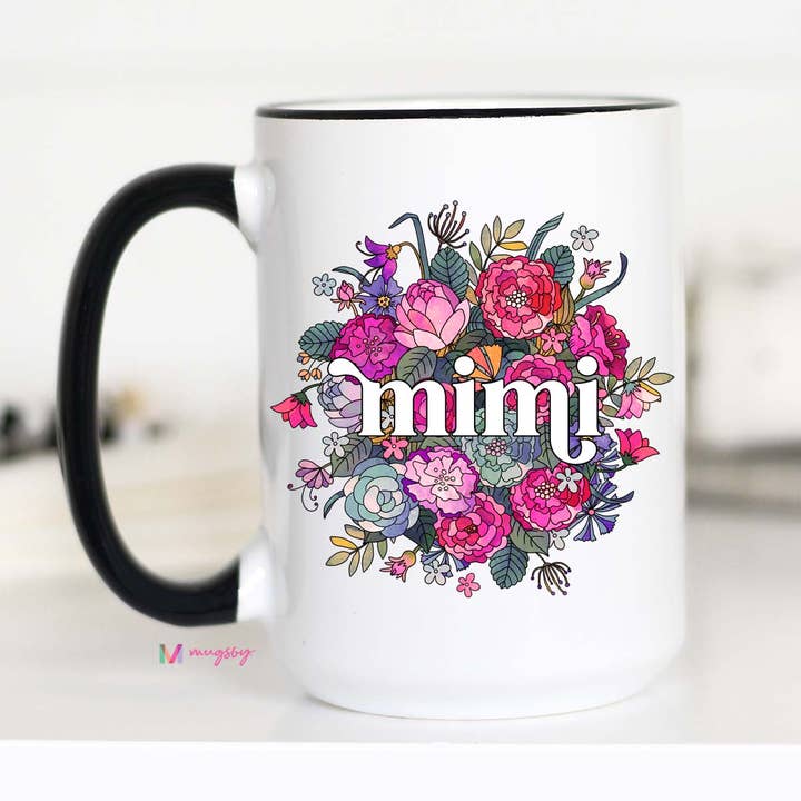 Mugsby - Wholesale Coffee Mug - Mama Floral Mother's Day Mug, Mom Mug