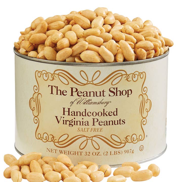 The Peanut Shop of Williamsburg – wholesale Nötter – 32 oz. Saltfria Virginia jordnötter
