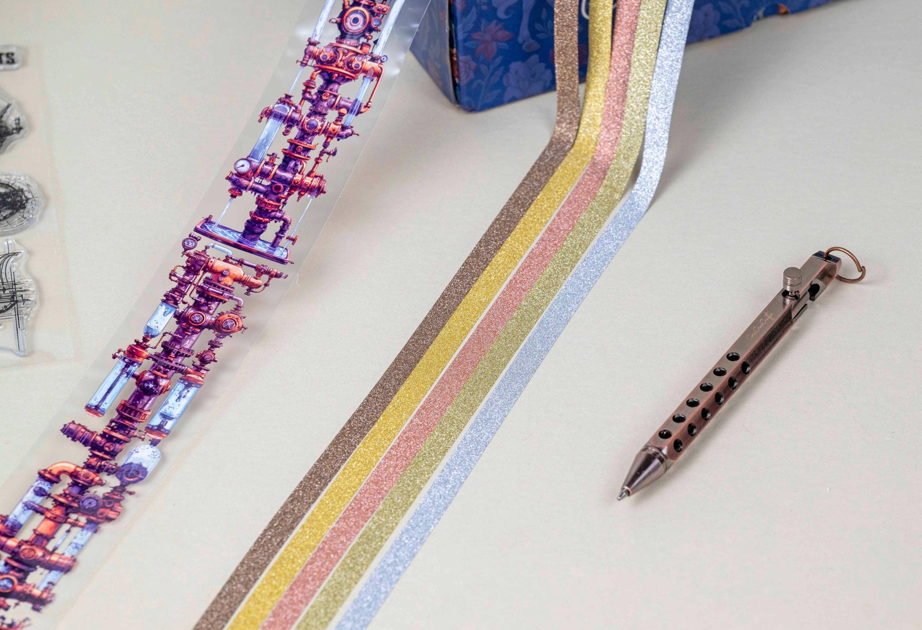 CoraCreaCrafts - Wholesale Scrapbooking Kit - Steampunk Box6