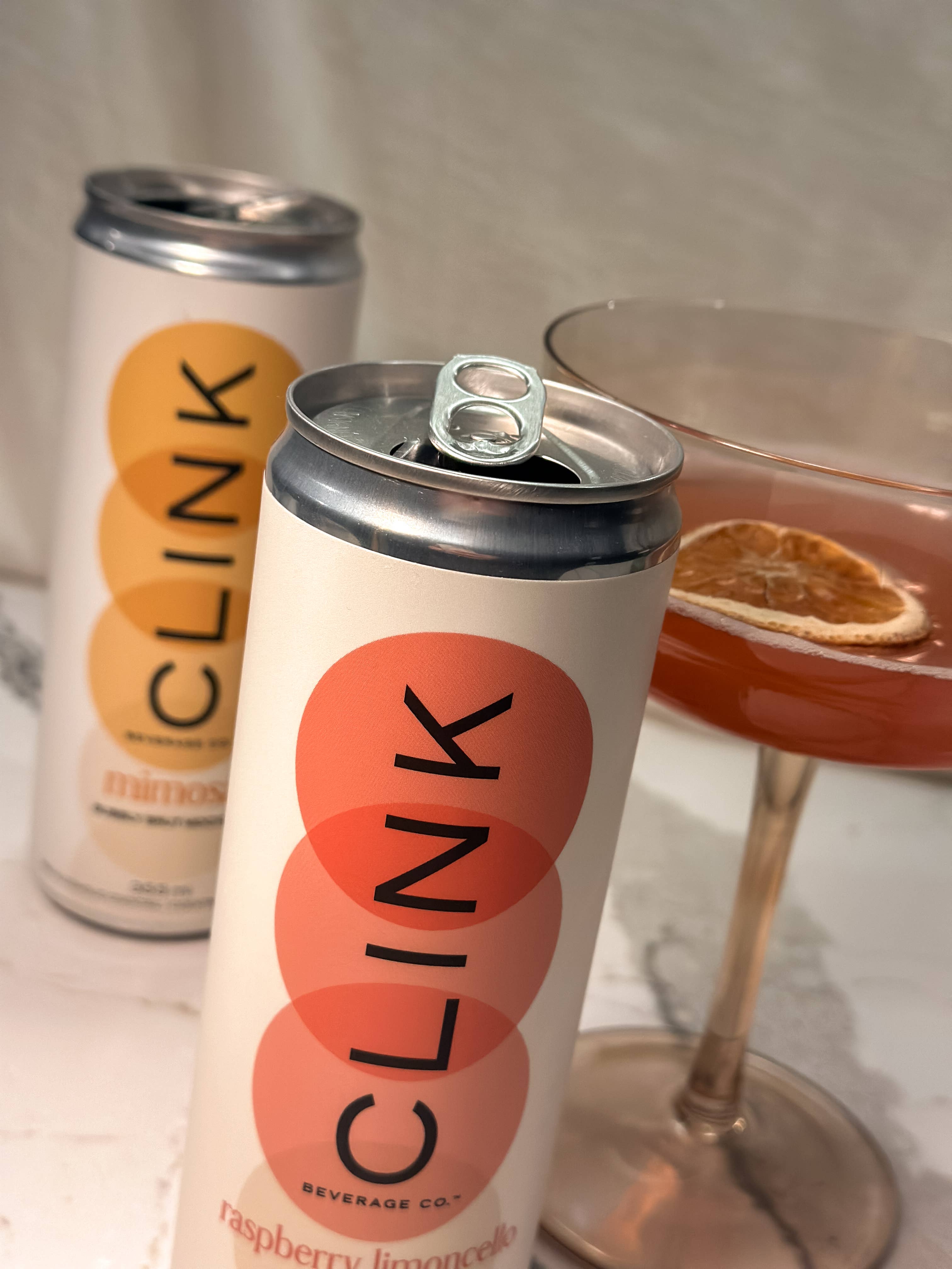 Clink Beverage Co. - Vente Apéritifs sans alcool/mocktails - Mocktail pétillant framboise limoncello brut sans alcool7