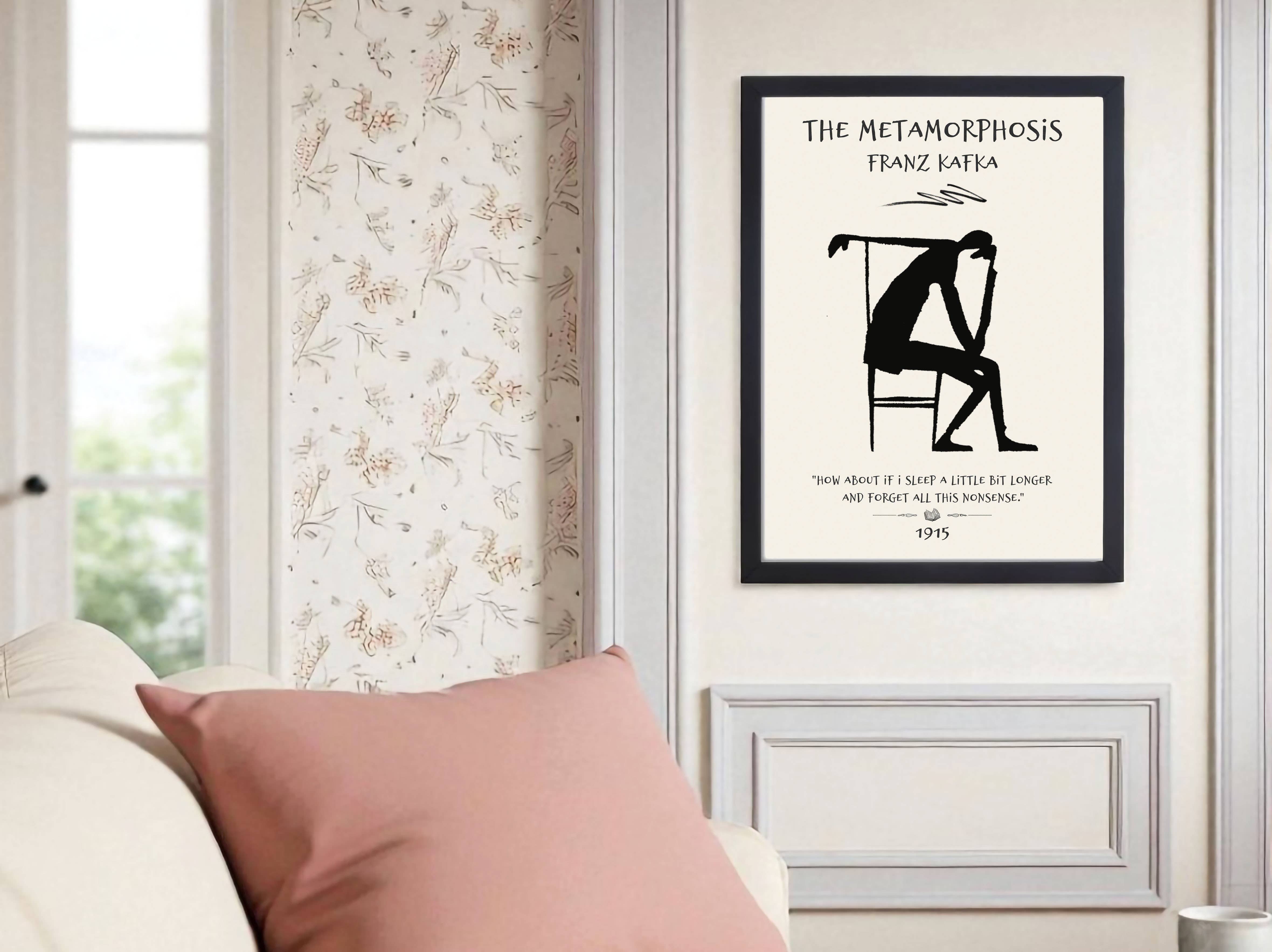 Beyond the Shelf – wholesale Art print – The Metamorphosis, Franz Kafka, Book Quote Art3