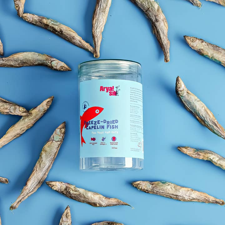 Arya Sit - Wholesale Pet Treats - Dog - Freeze-Dried Capelin