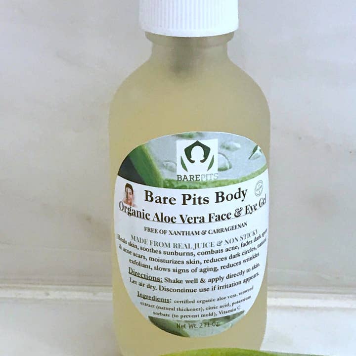 Bare Pits - Wholesale Aloe Spray/Cream - Organic Aloe Vera Gel0