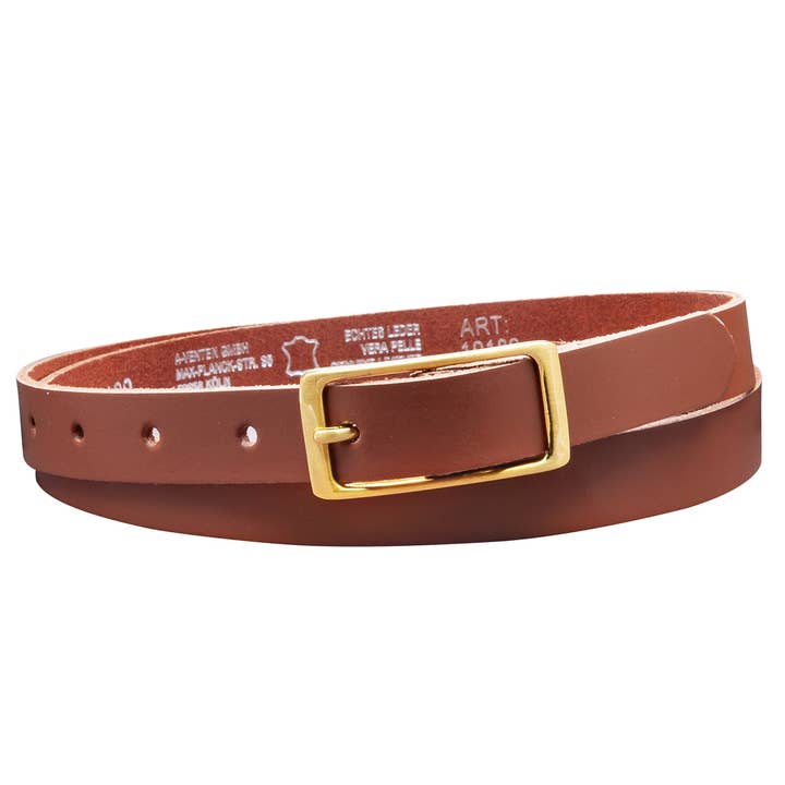 Ceinture 20 mm fabriquée en Allemagne EH12-SL marron clair pour la vente par A-Venten GmbH