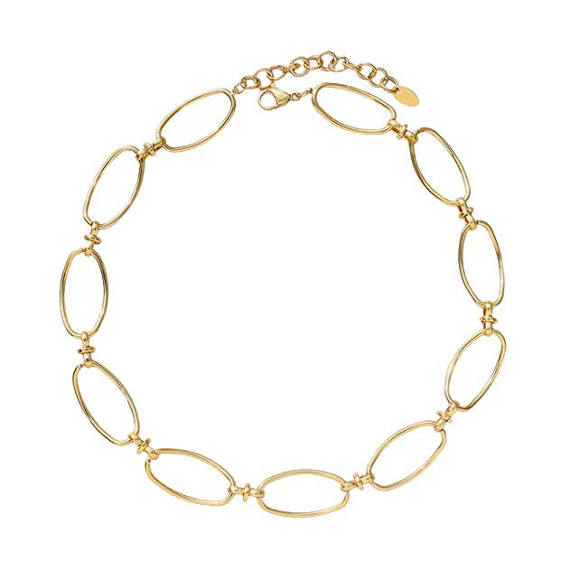 Oval Link Choker for wholesale by Aubrey Adele