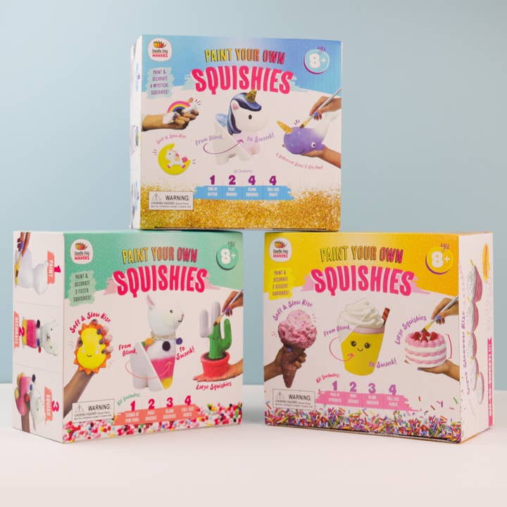 Doodle Hog - Vente Kit de bricolage – enfant - Bricolage Dessert Peindre Votre propre Kit Squishies !8