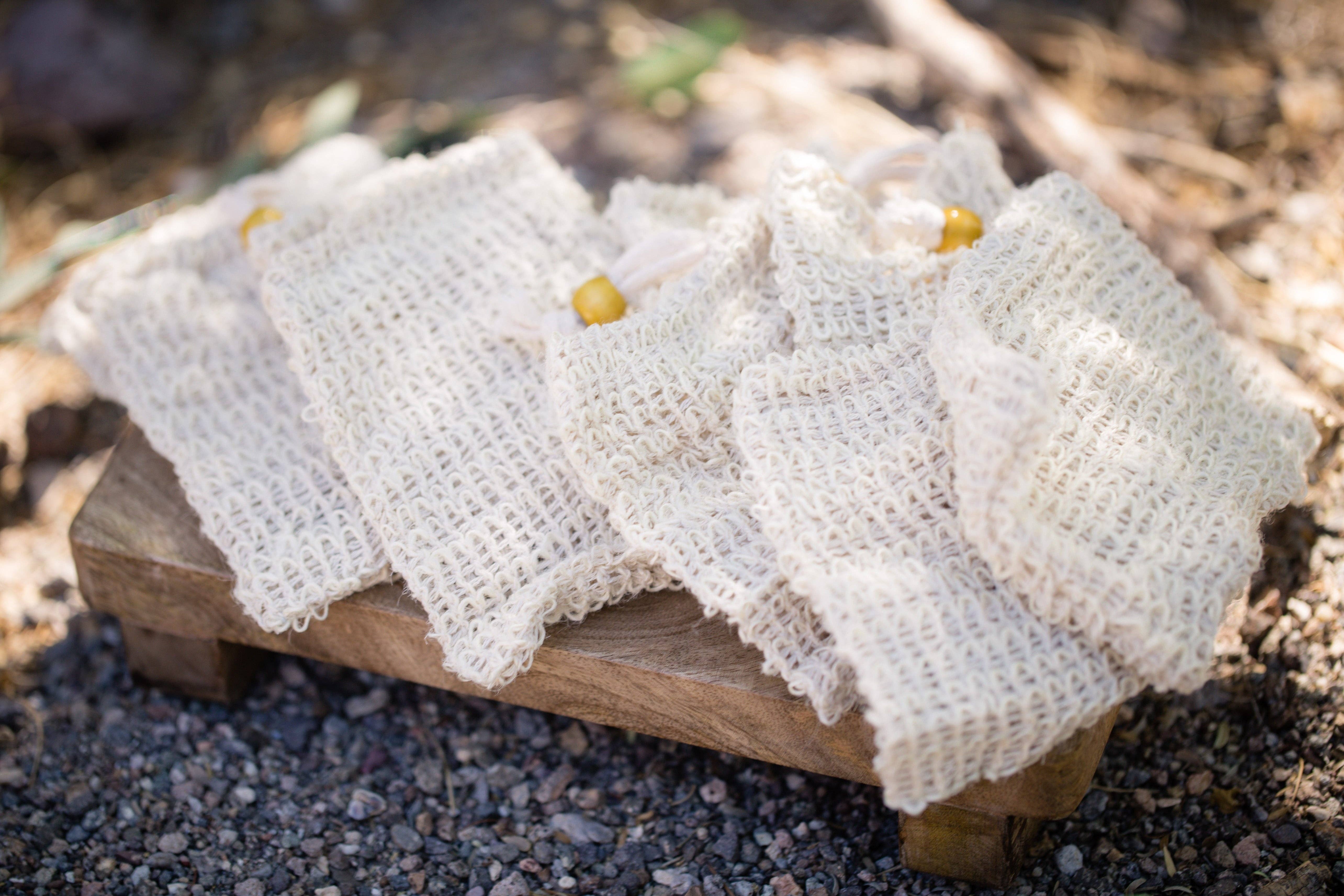 The Broken Circle Soap Co - Vente Luffa - Sac à savon Loofah2