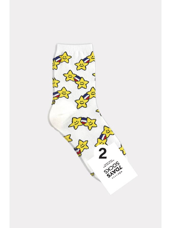 7DAYSSOCKS - Wholesale Socks - Women's - Women's Crew Pangpara-Pangpang Socks