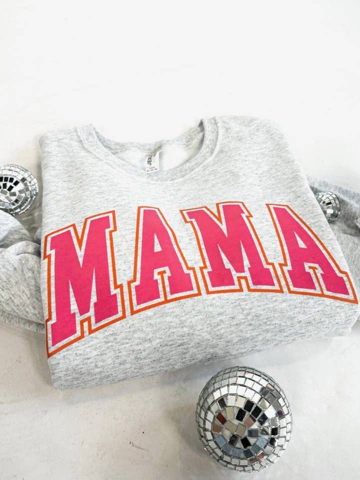 Maglione girocollo MAMA per la vendita all'ingrosso da parte di T's tanning & boutique