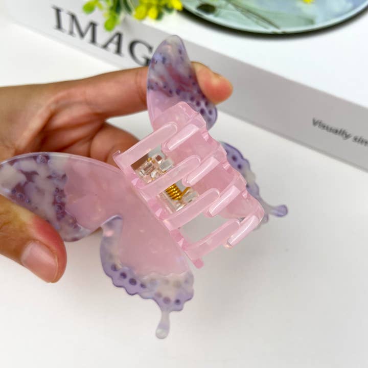 TheDivaSoap - Vendita all'ingrosso Fermaglio per capelli - Donna - Fermaglio per capelli a farfalla con strass in acetato11