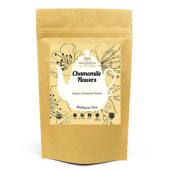 Open Door Tea - Wholesale Loose tea - Chamomile Flowers | Organic Herbal Tea | Bulk or Retail 3