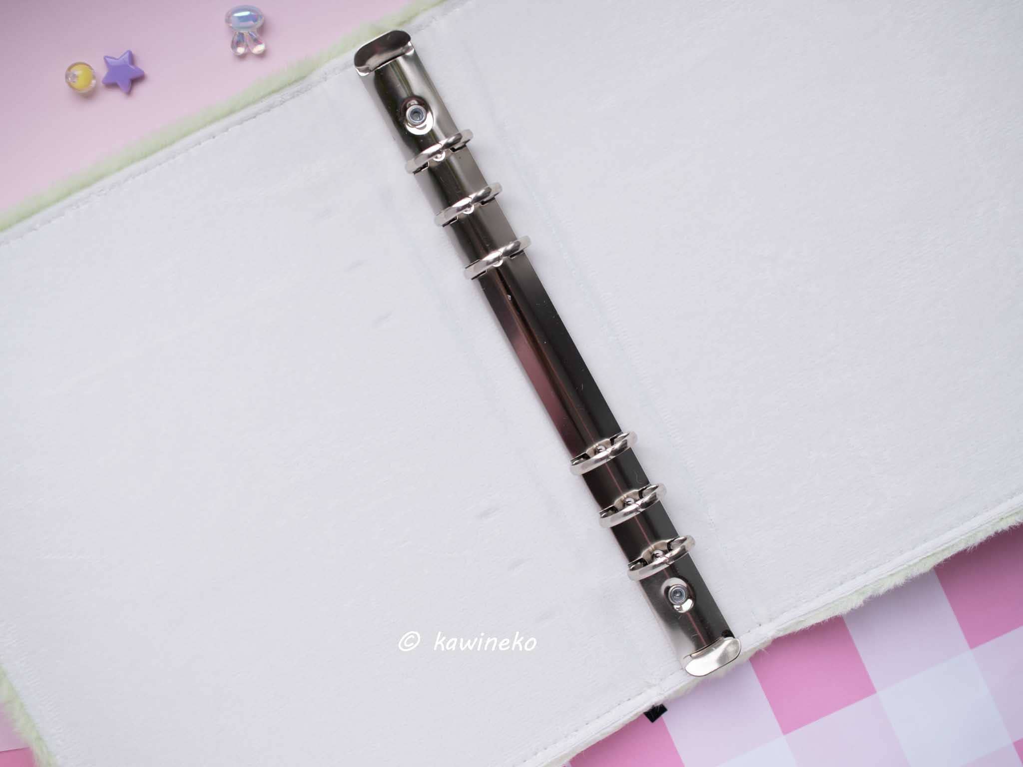 Kawineko - Wholesale Binder - cute plush A5 binder with inserts can fit 80 photocards11