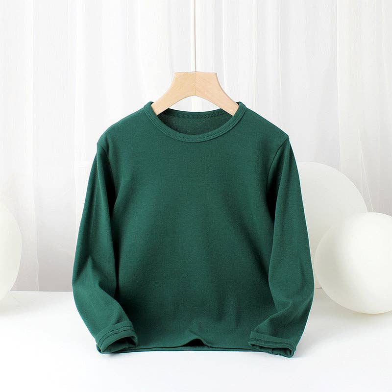 MyKids-USA® – wholesale Sweatshirt - Kids – Baby Solid Color Pullover Cotton Crewneck Long Sleeve Basic Tops8