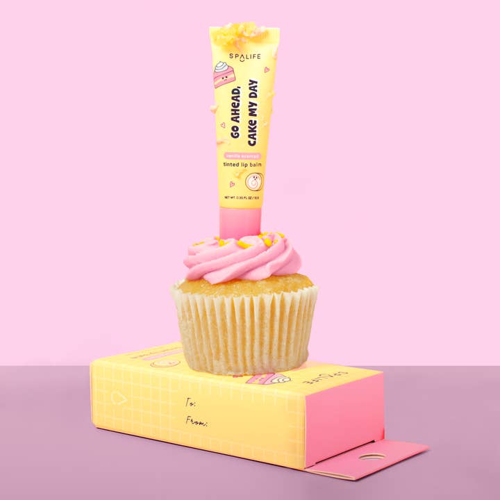 My Spa Life - Wholesale Lip Gloss - Go Ahead, Cake My Day Tinted Lip Balm (Vanilla Scented)