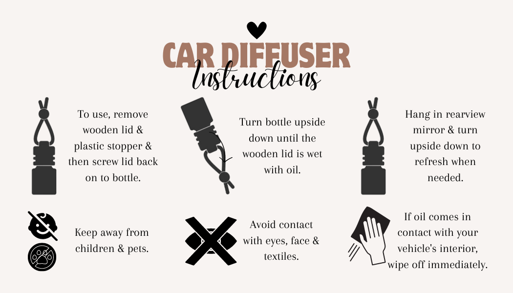 The Prickly Five – Engroshandel Duftolie med pinde – Bilfrisker hængende diffusor1