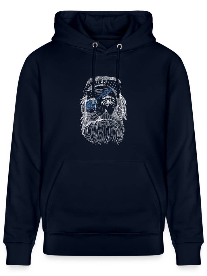 Captain Moby - Unisex organic hoodie for wholesale by HEIMARTLIEBE®