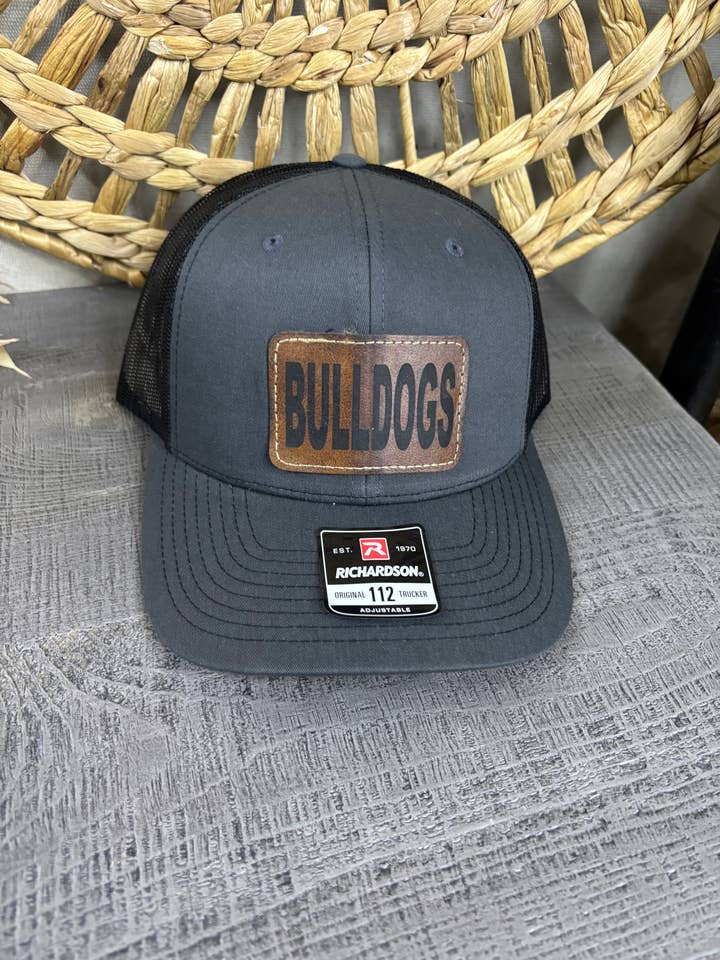 Richardson 112 Hat with Custom Leather Patch for wholesale by It's A Tee Party