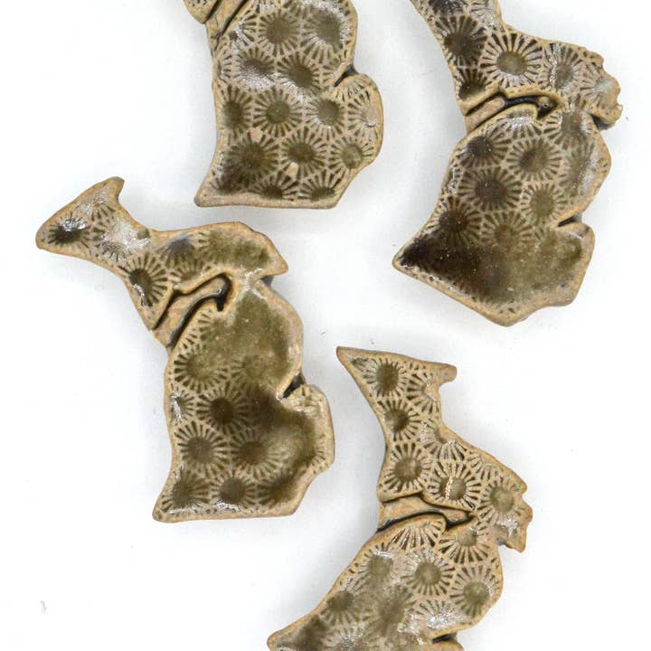 Petoskey Stone Michigan Magnet for wholesale by Little Traverse Tileworks