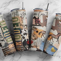 Cody Johnson Rodeo country song tumbler for wholesale by Countryside Savage