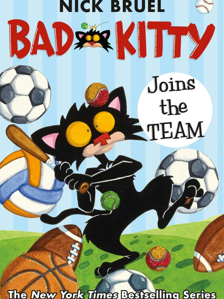 Bad Kitty Joins The Team (B&W) for wholesale by Macmillan Publishers