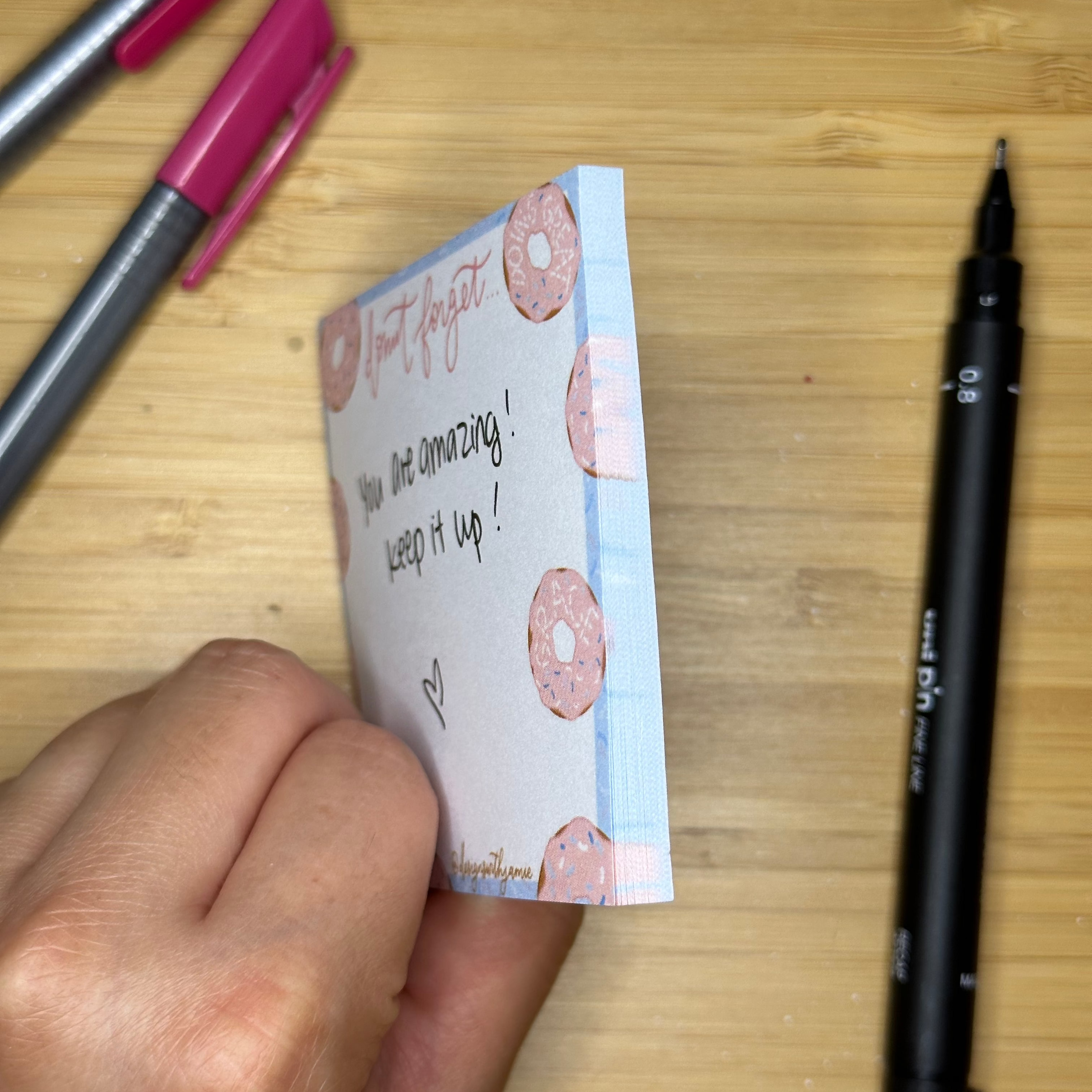 Designs with Jamie - Venta al por mayor Notas adhesivas - Notas adhesivas Donut Forget2